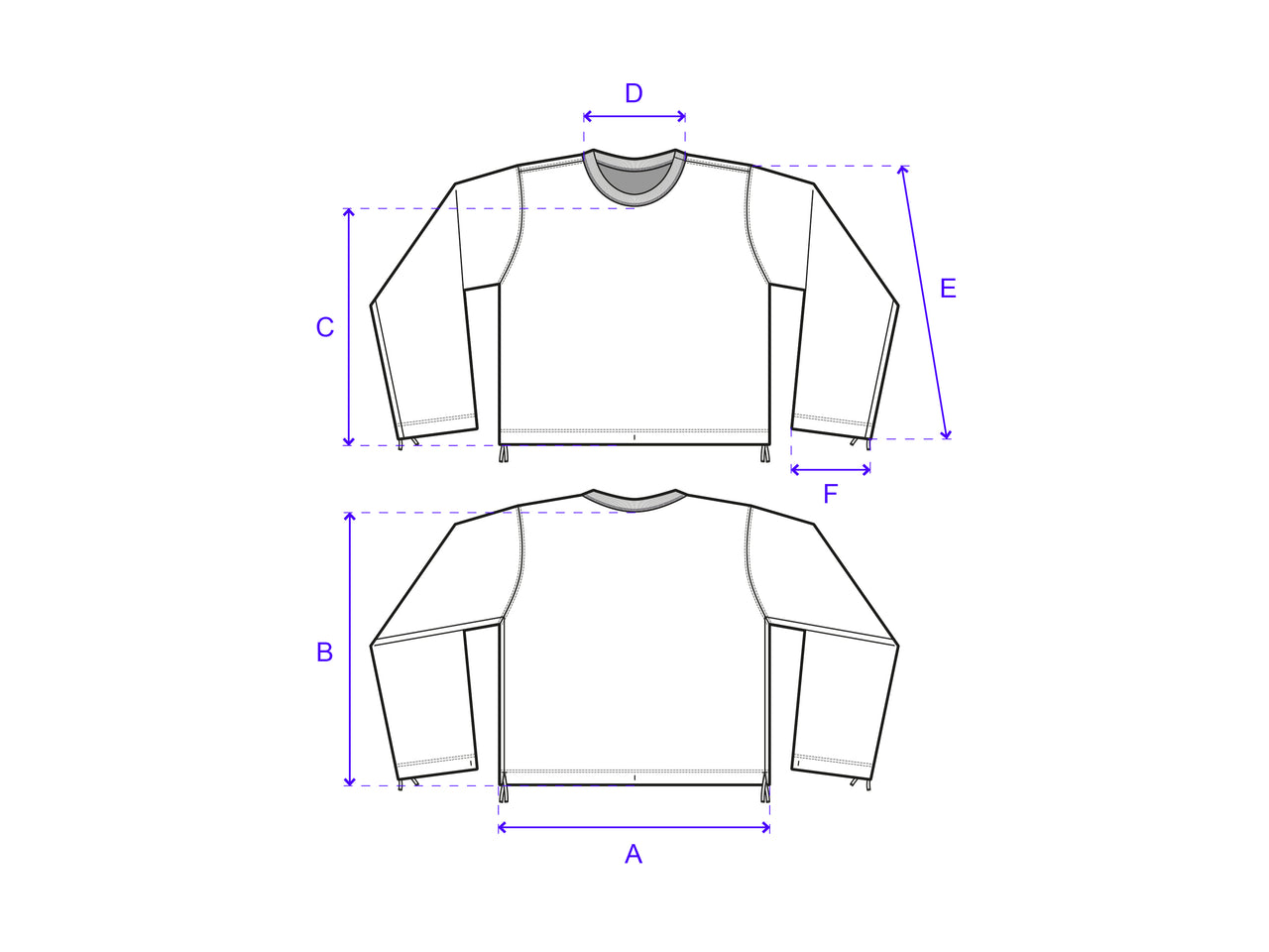 GOSPEL ESTUDIOS: TARASCA ORQUÍDEA TOP (Sizing reference)