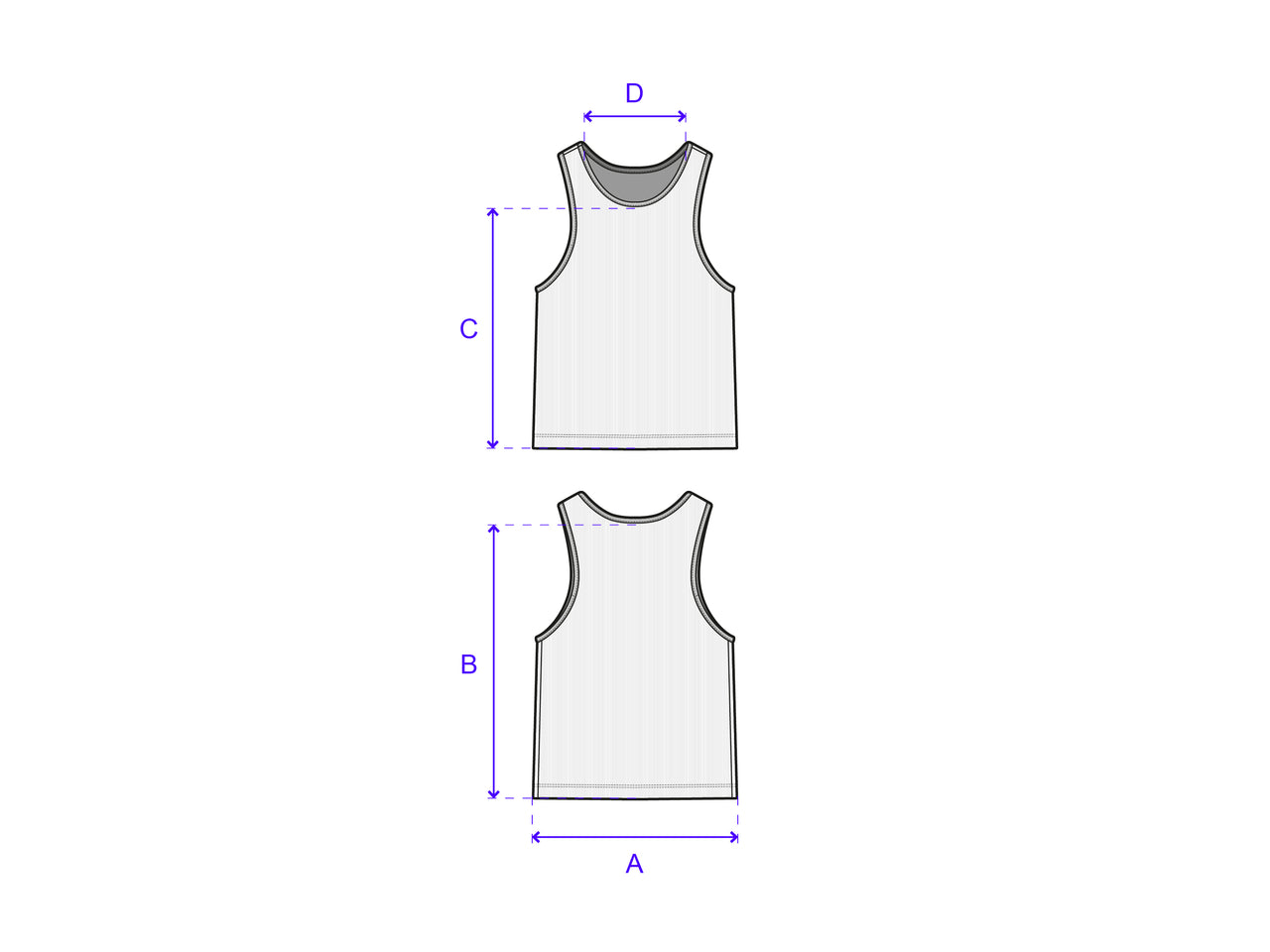 GOSPEL ESTUDIOS: TARANTO HULLA TANK TOP (Sizing reference)