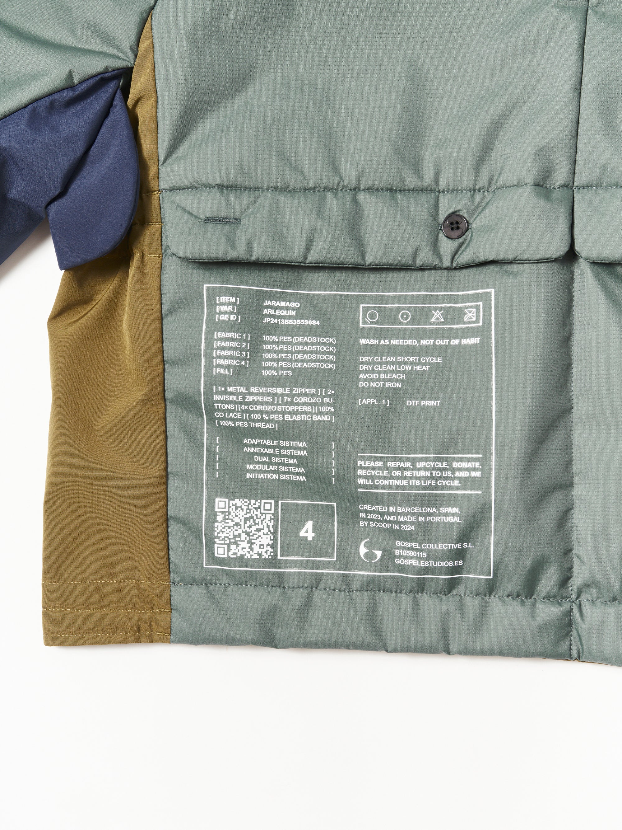 GOSPEL ESTUDIOS: JARAMAGO ARLEQUÍN JACKET (Fig. 1)