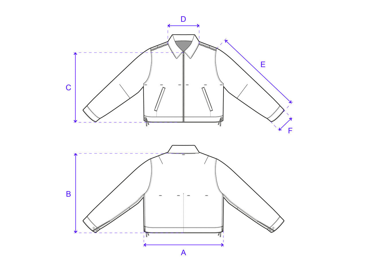 GOSPEL ESTUDIOS: JARRAMPLAS ORQUÍDEA JACKET (Sizing reference)