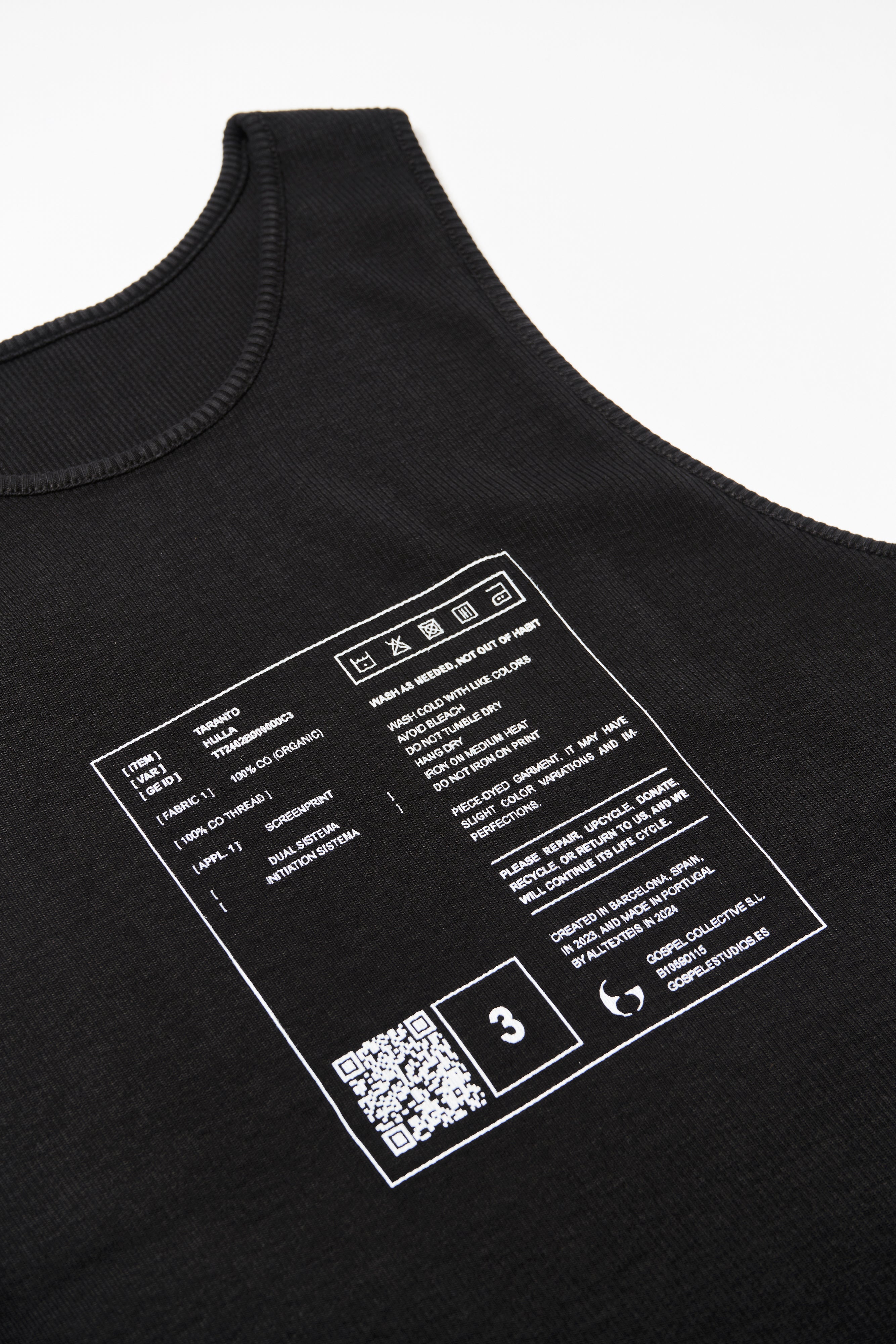 GOSPEL ESTUDIOS: TARANTO HULLA TANK TOP (Fig. 1)