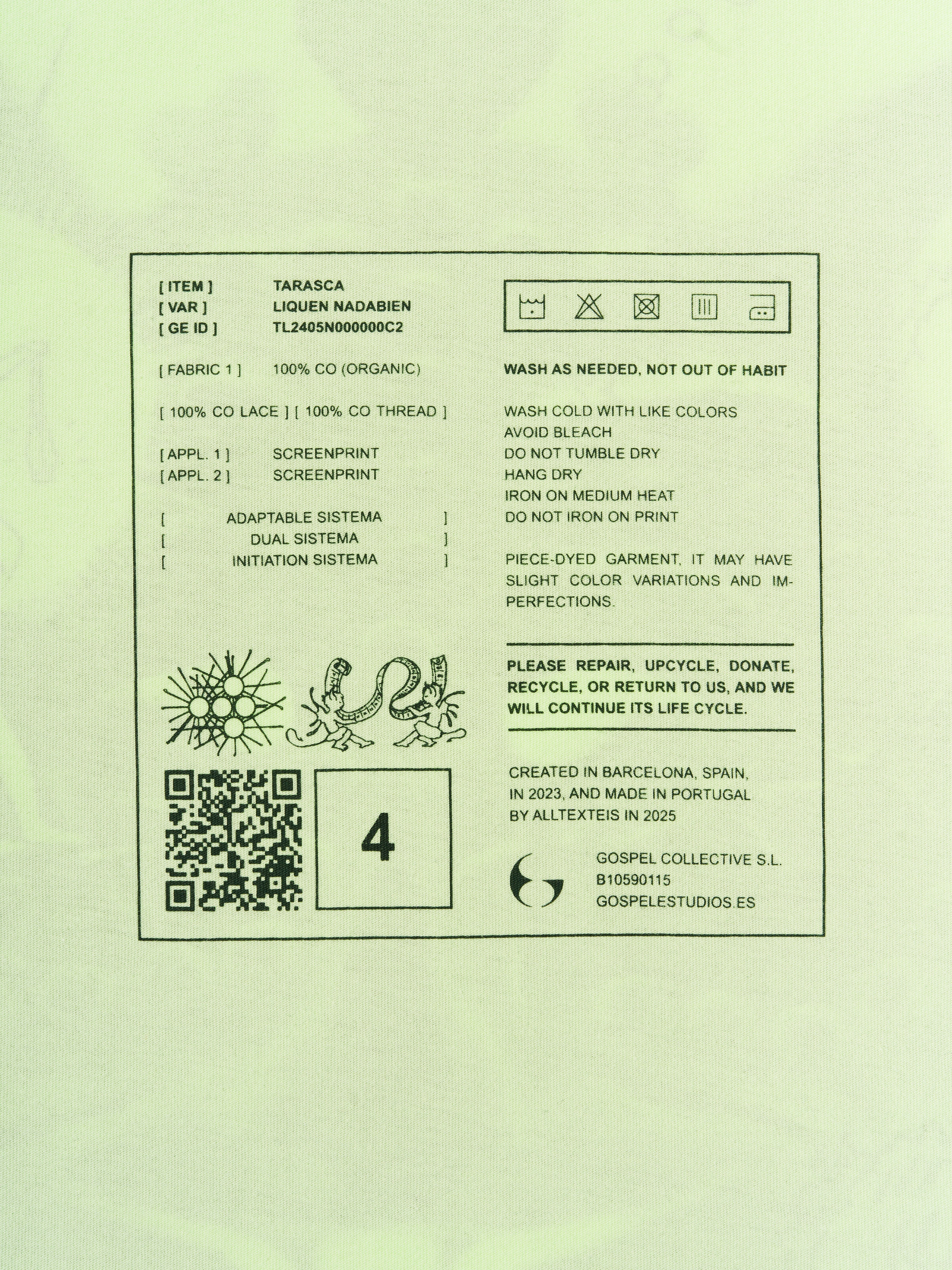 GOSPEL ESTUDIOS: TARASCA LIQUEN NADABIEN TOP (Fig. 2)