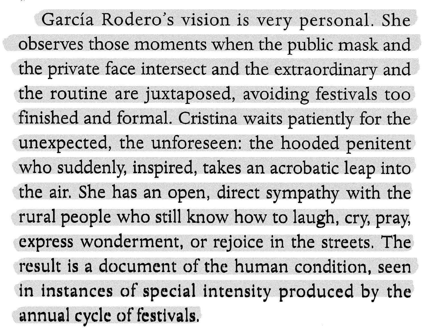 GOSPEL ESTUDIOS: REFERENCIAS: EXPLORING THE MASK IN THE WORK OF CRISTINA GARCIA RODERO (Fig. 1)