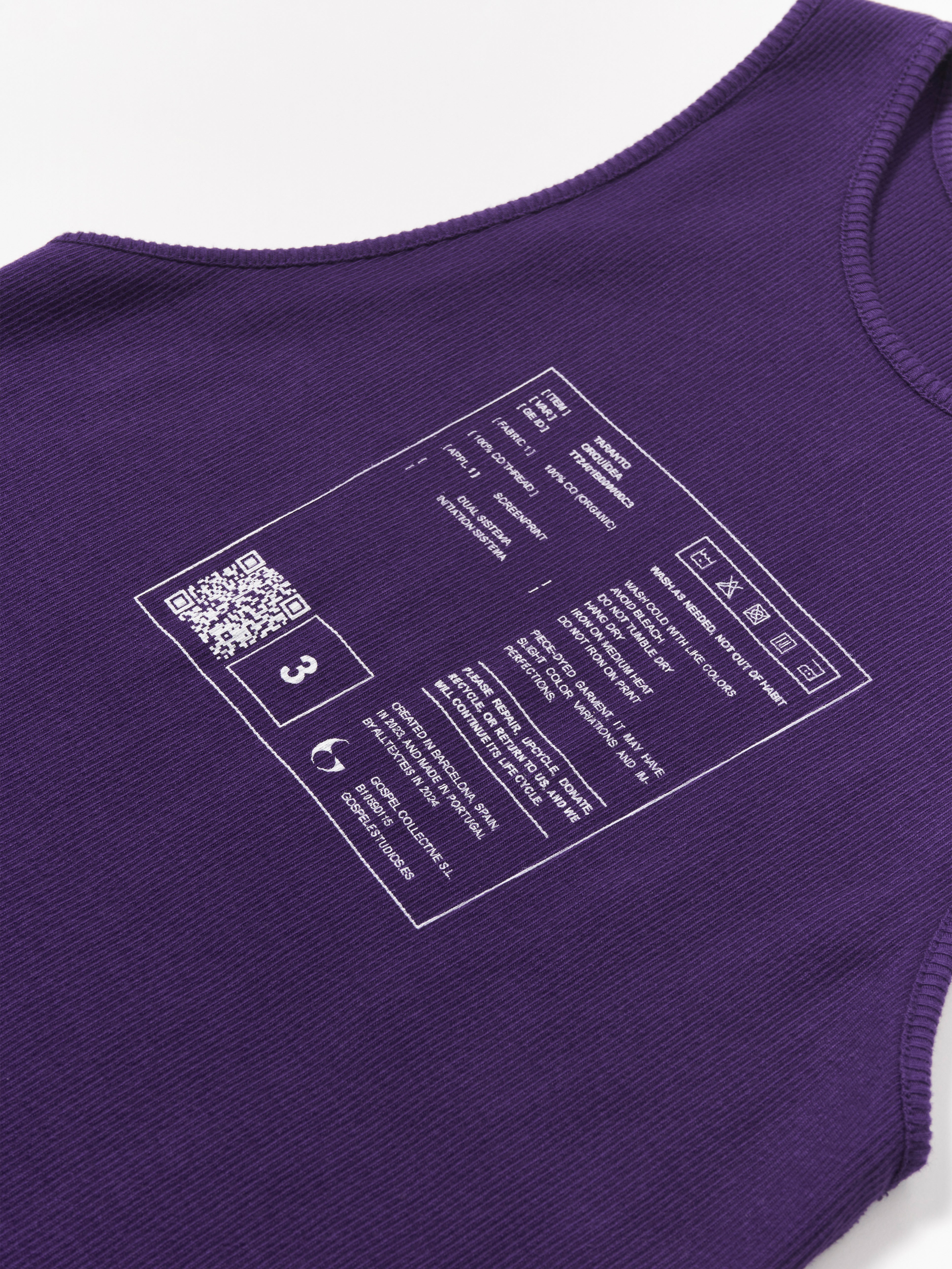 GOSPEL ESTUDIOS: TARANTO ORQUÍDEA TANK TOP (Fig. 1)