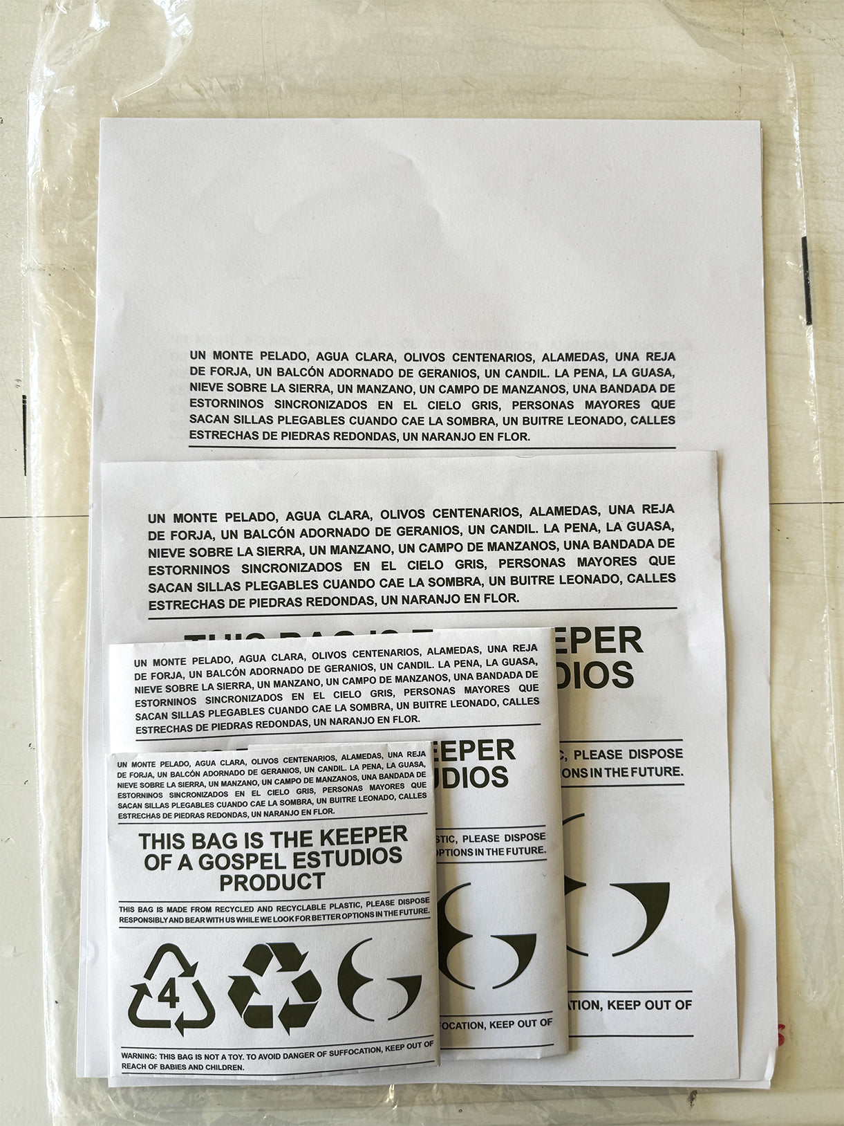 GOSPEL ESTUDIOS: Proceso: Packaging (Fig. 2)