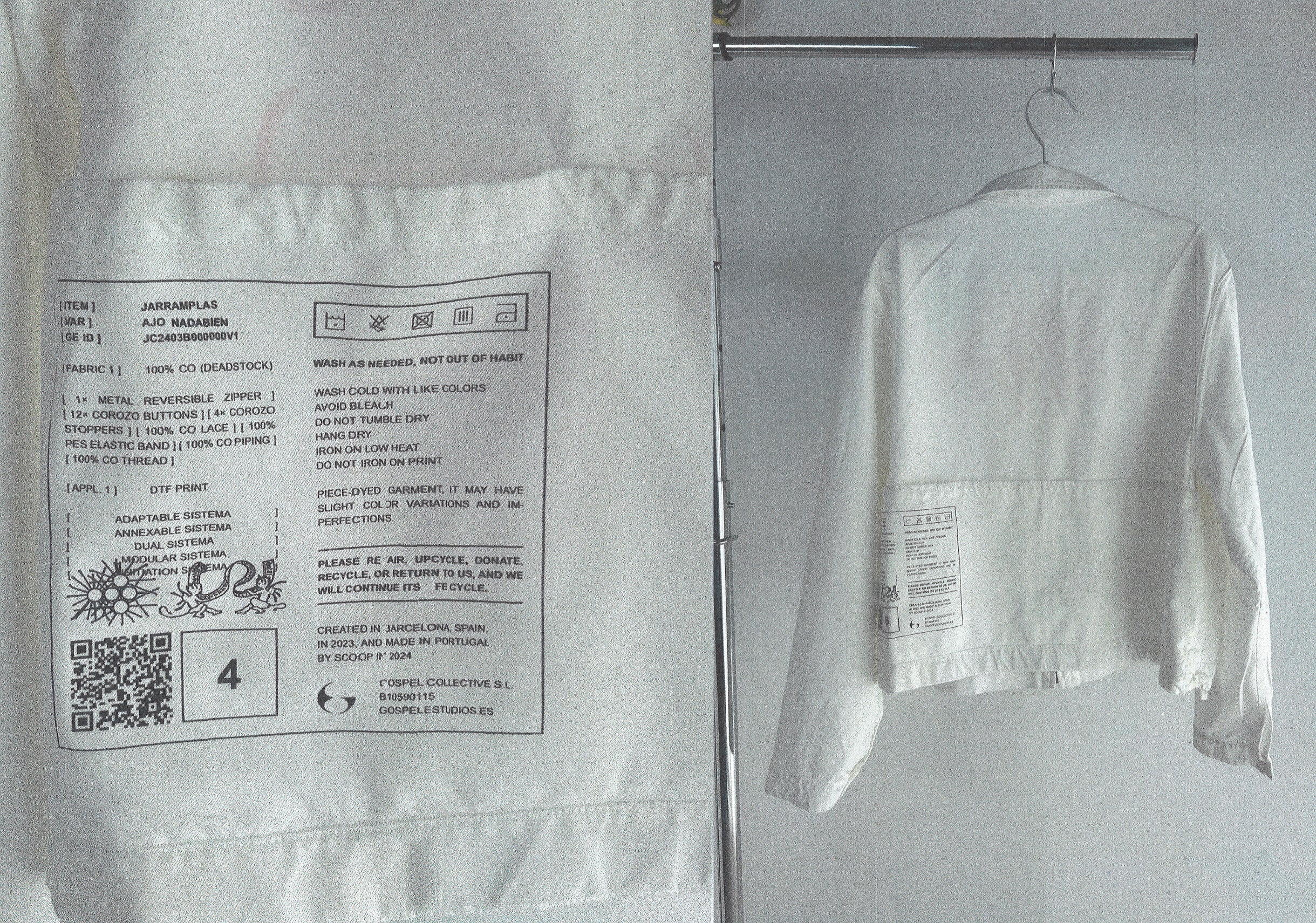 GOSPEL ESTUDIOS: JARRAMPLAS AJO NADABIEN SCREENPRINTED (Fig. 1)